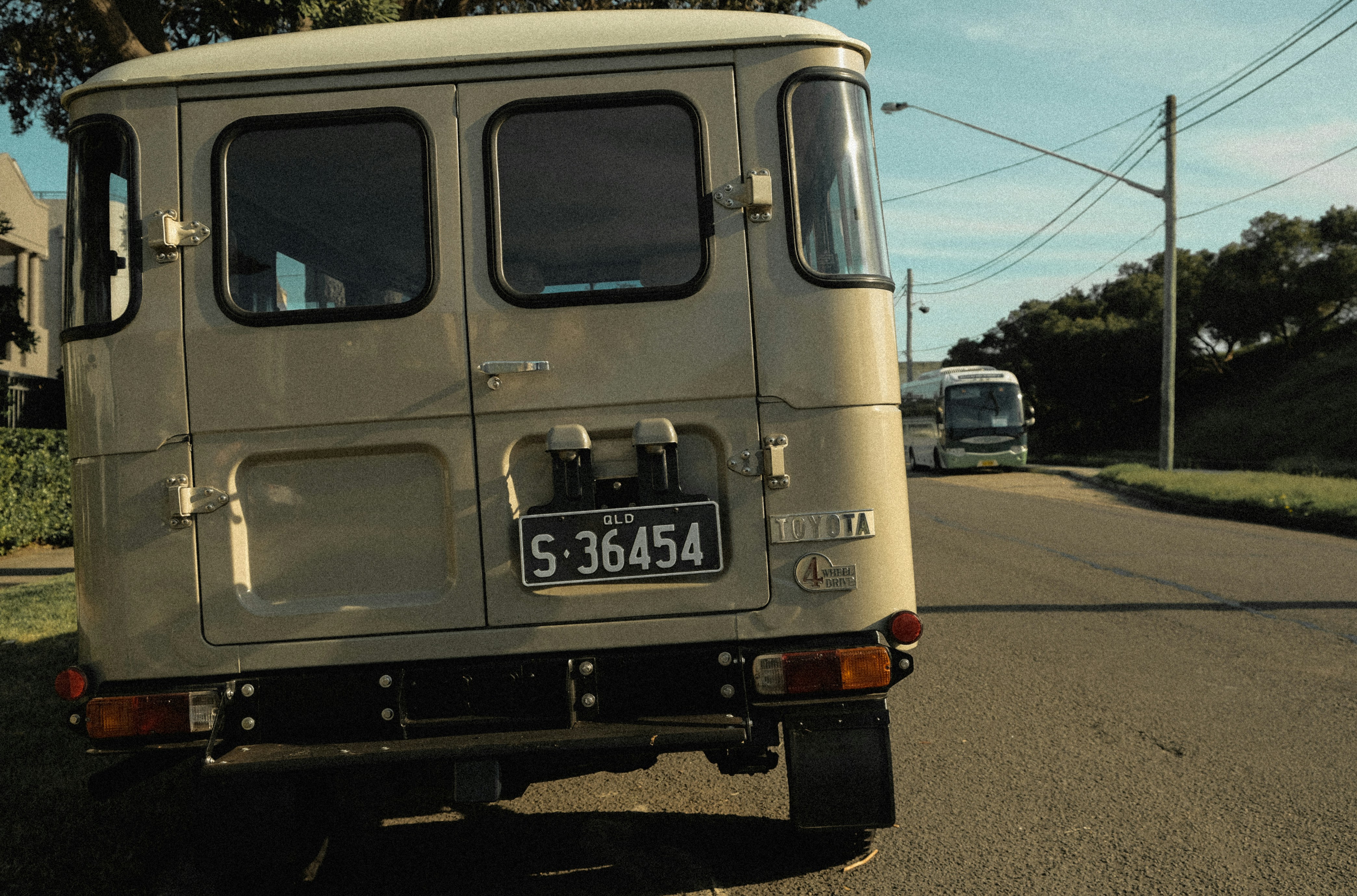 a van on the street