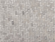 Elegant paver slabs creating a stylish patio.