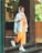 a person in a garment