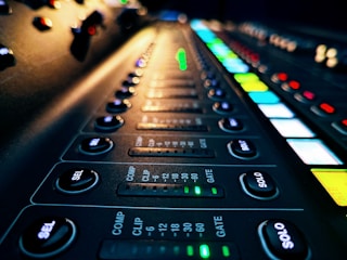 a close up of a calculator