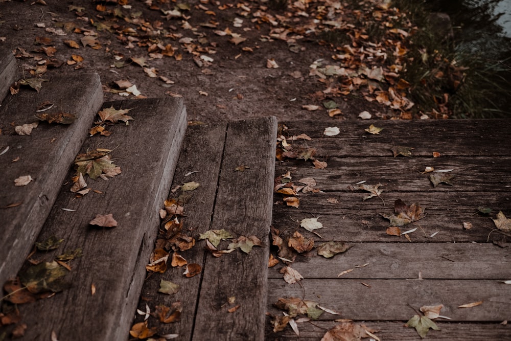 a group of wooden planks on the ground