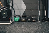 a set of black and silver speakers
