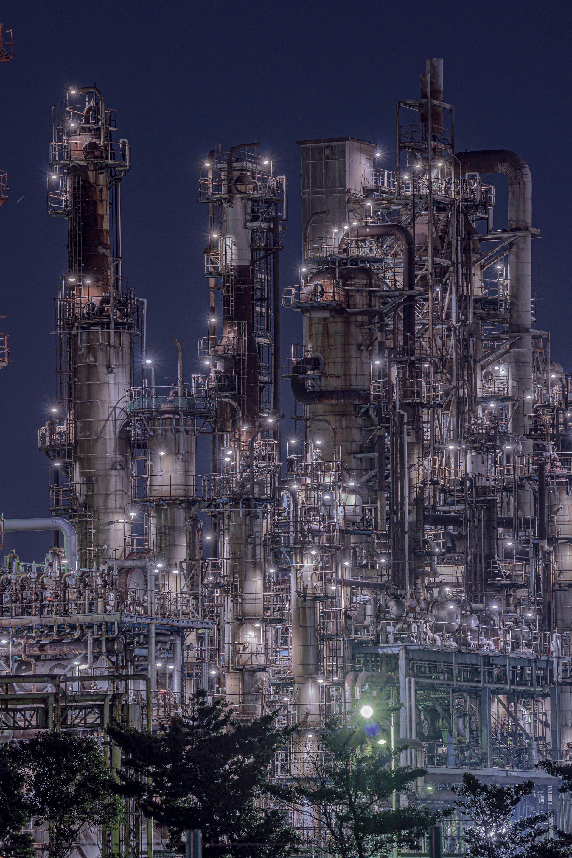 a large building with towers