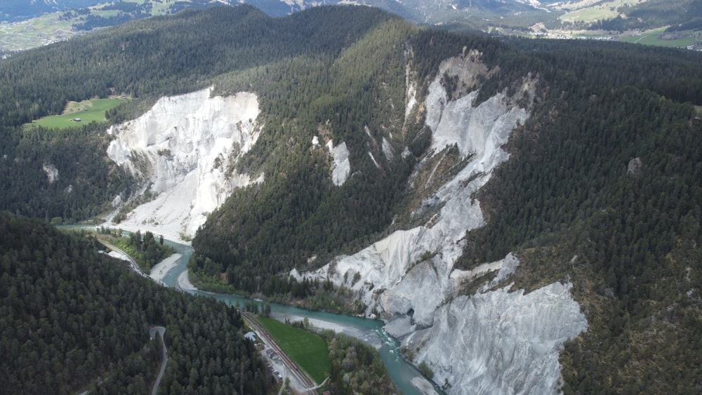 a river running through a valley