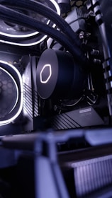 a close-up of a car engine