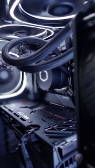 a close-up of a computer