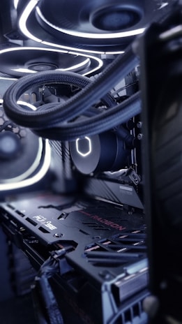 a close-up of a computer