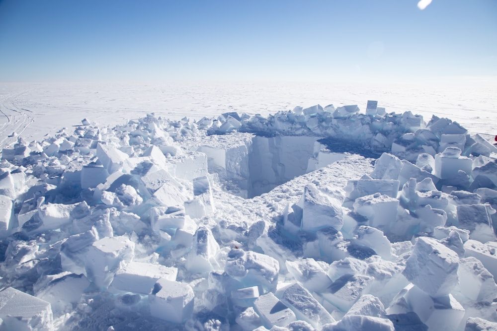 a large snowy landscape