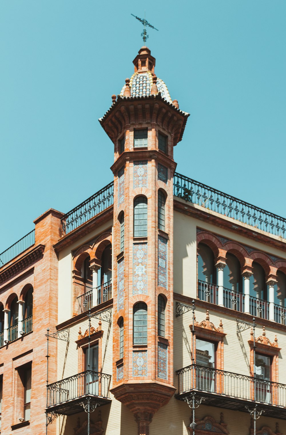 a building with a tower