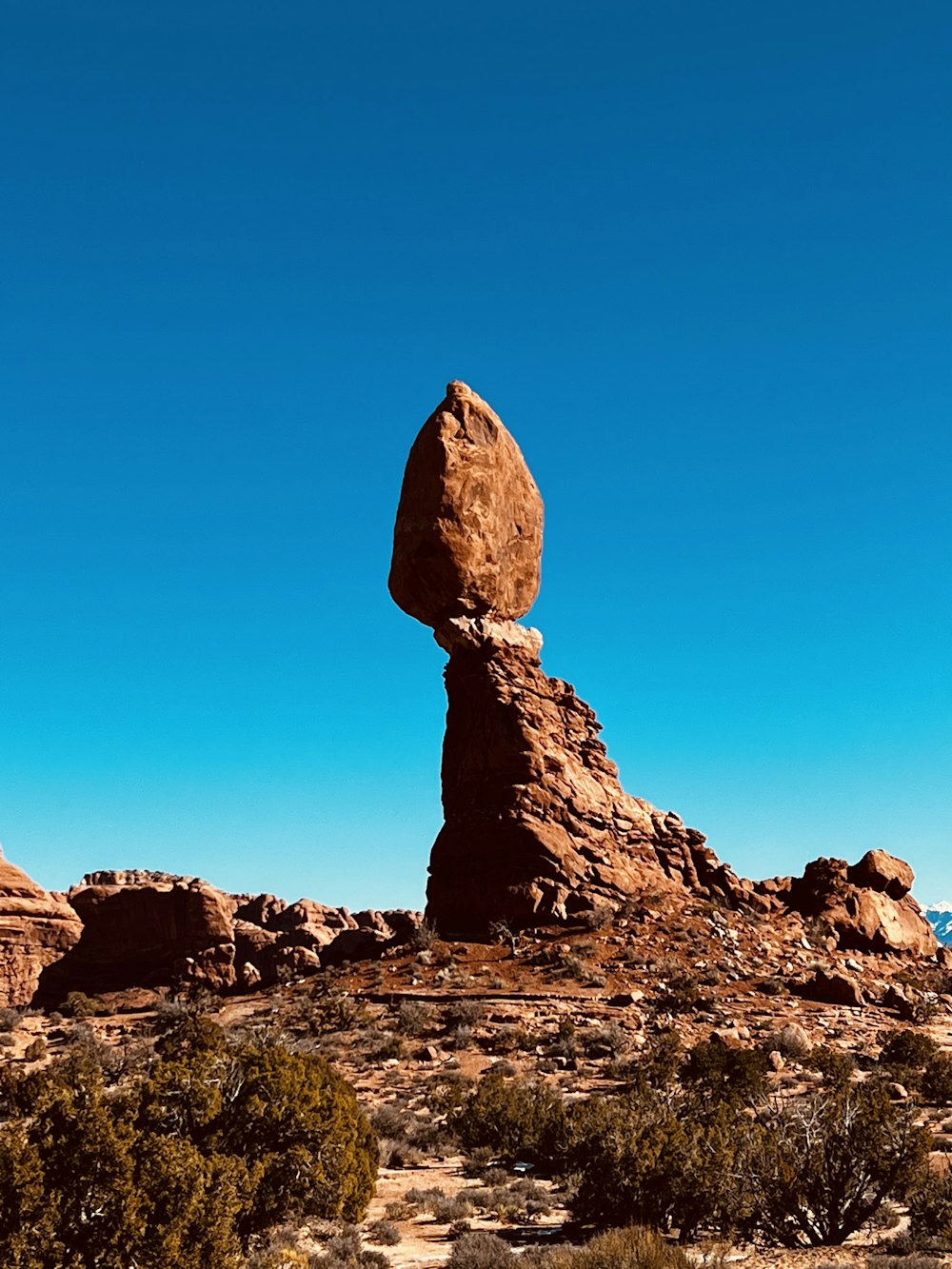 a large rock formation