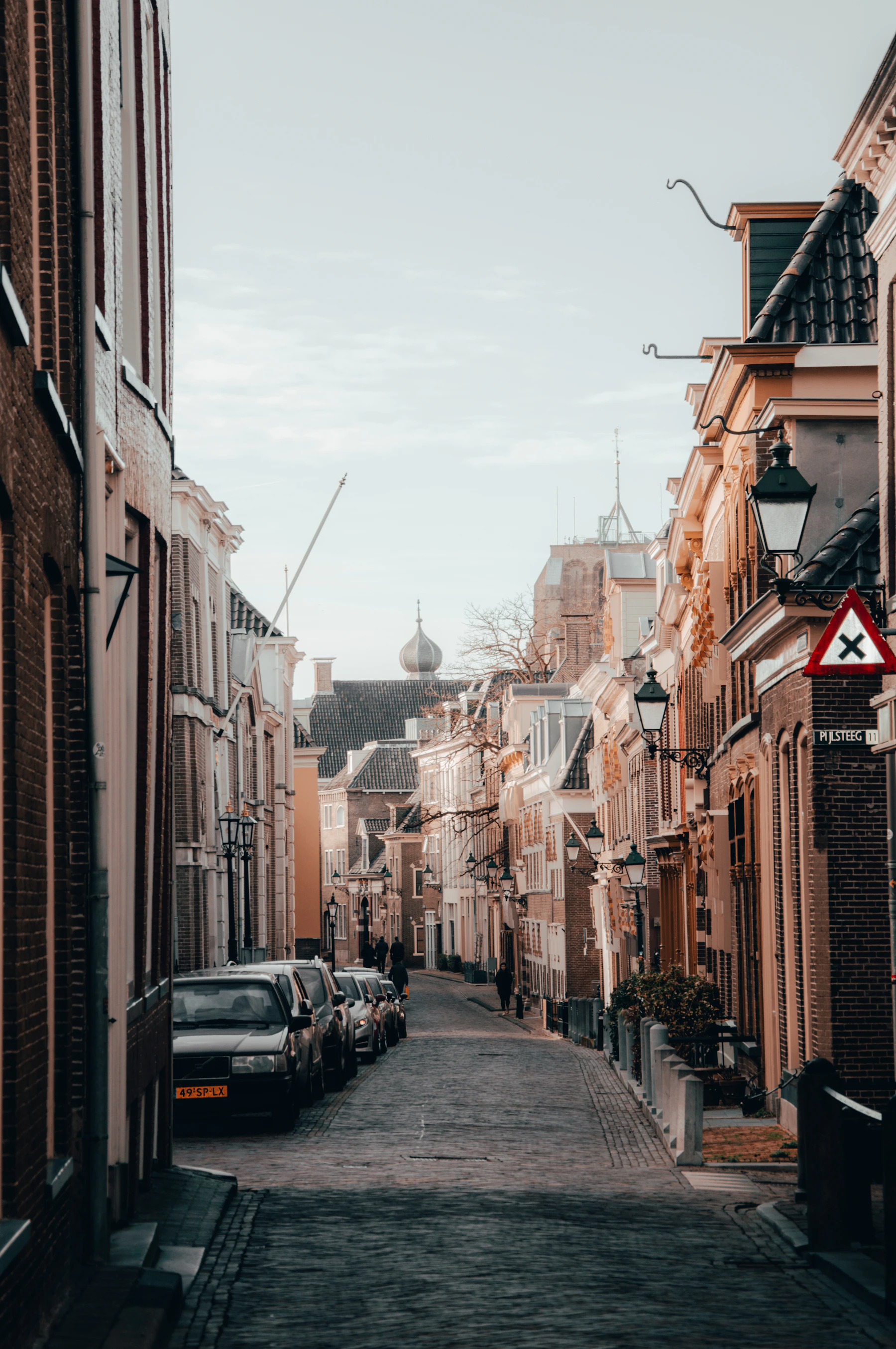 Street in the city center of Leeuwarden