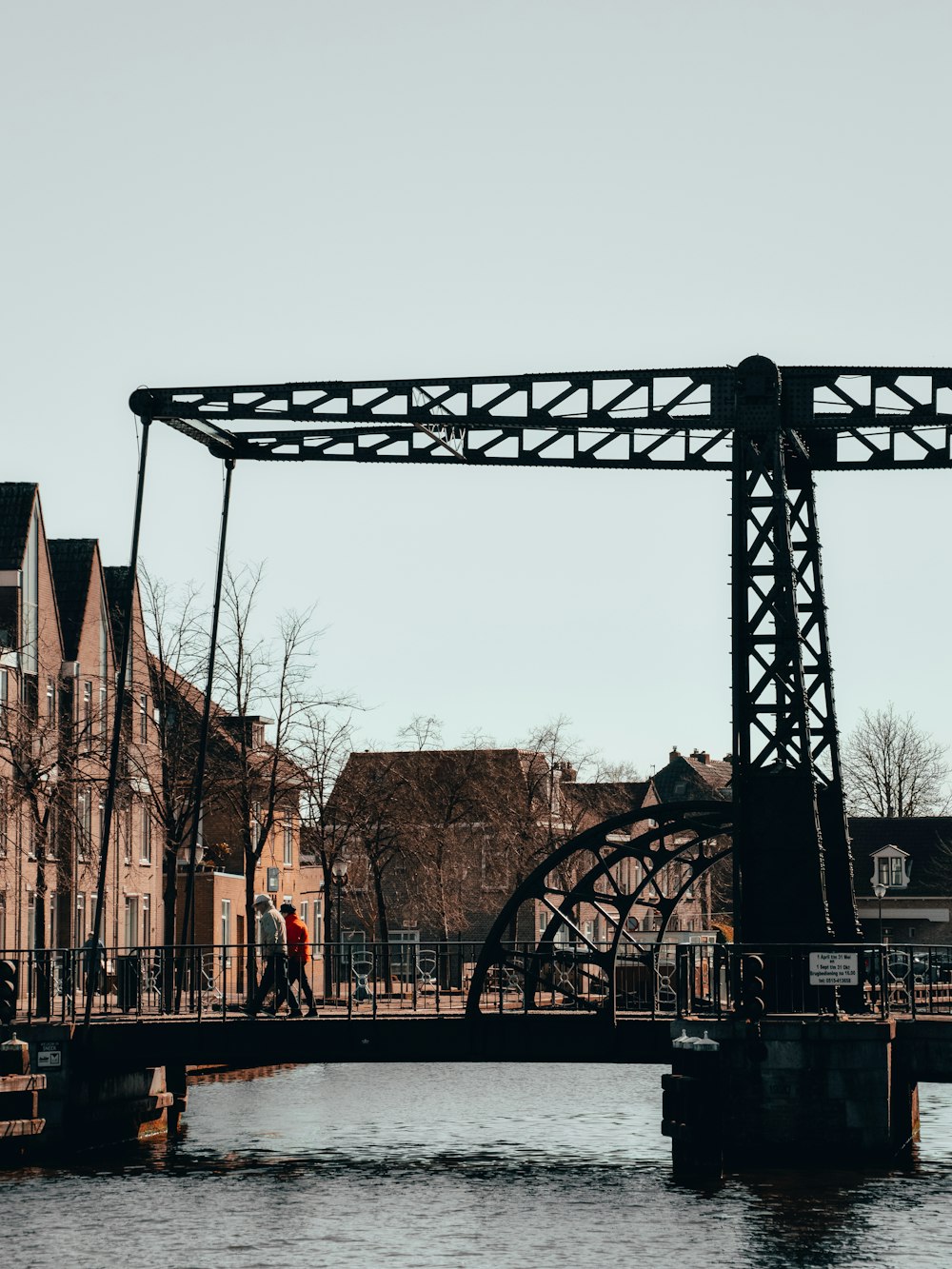 a bridge over water