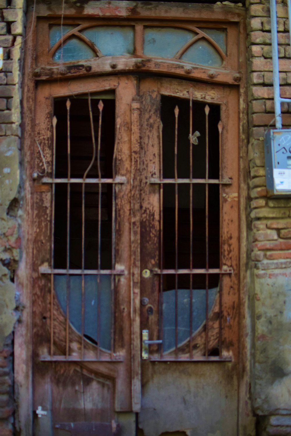 a door with a window