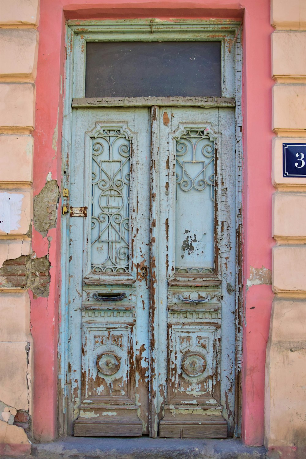 a door with a window