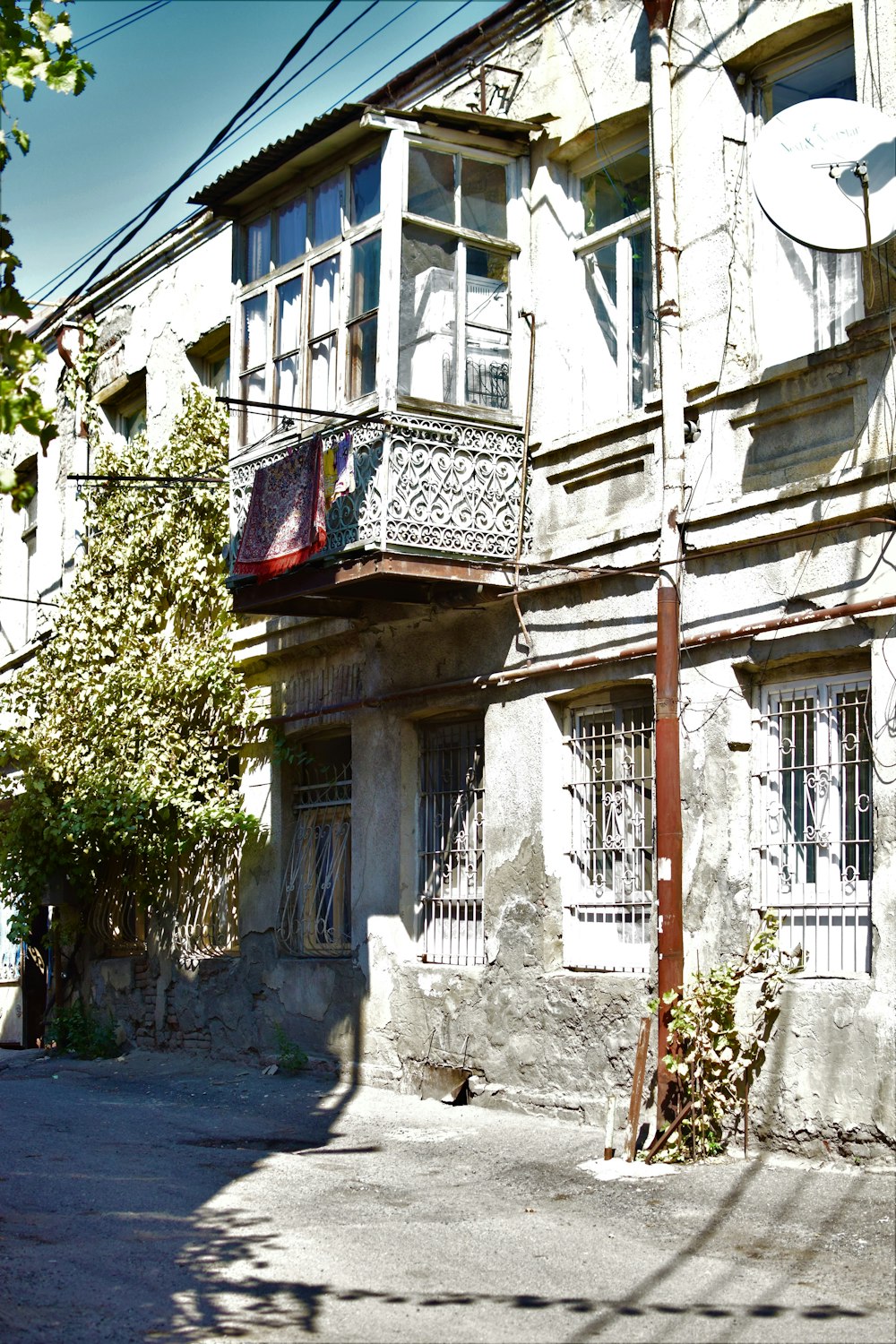 a building with a balcony