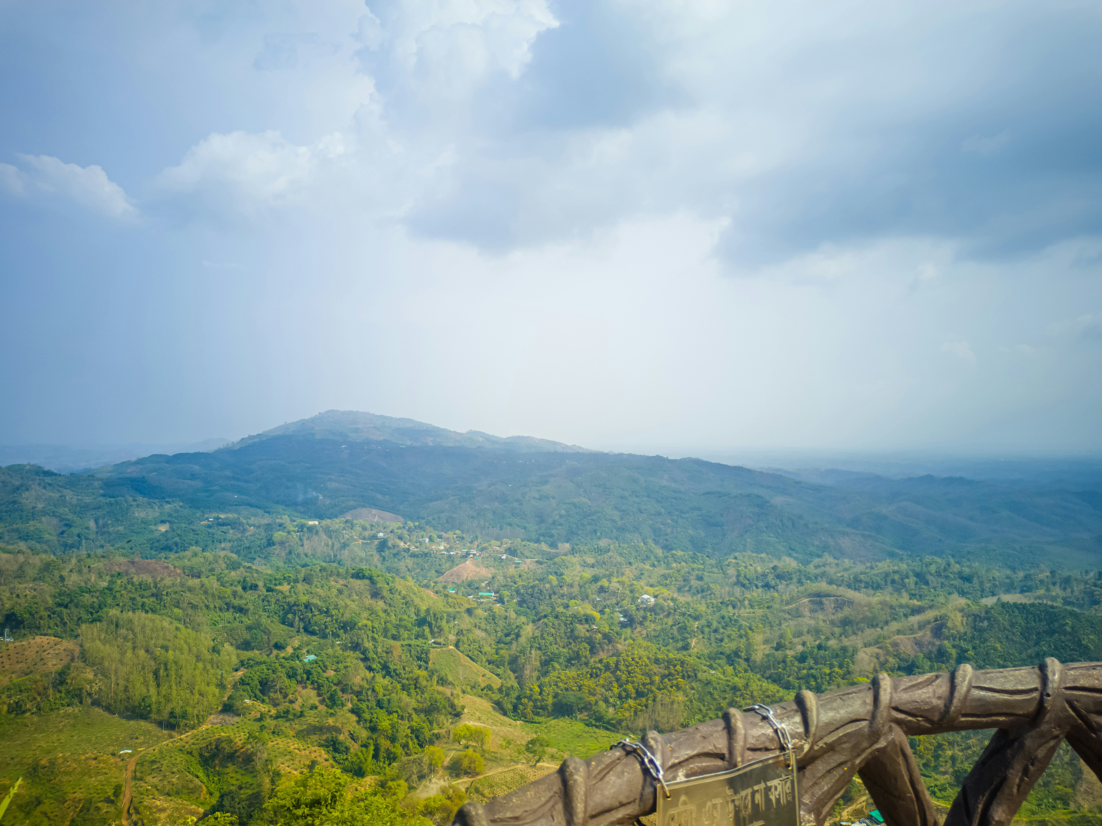 A wooden fence in front of a forest photo – Free Bandarban Image on ...
