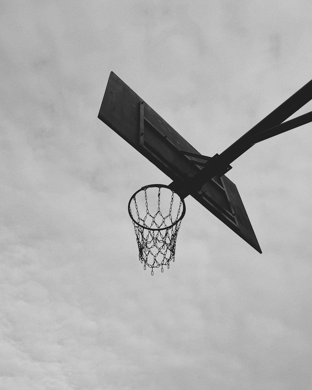 a basketball hoop and a basketball