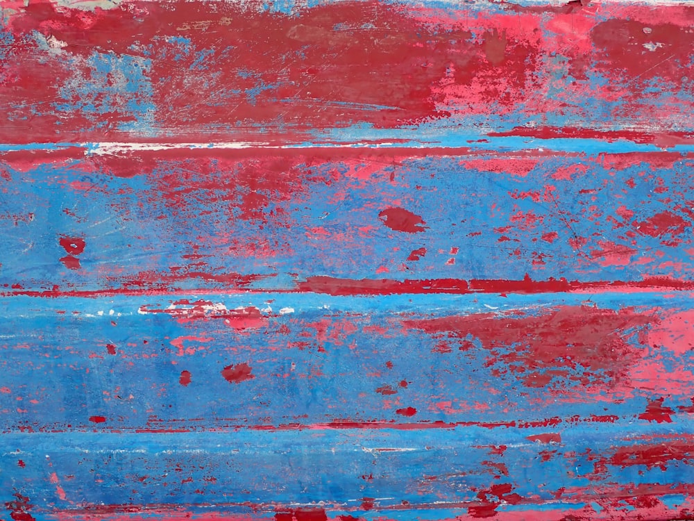 a red and blue background