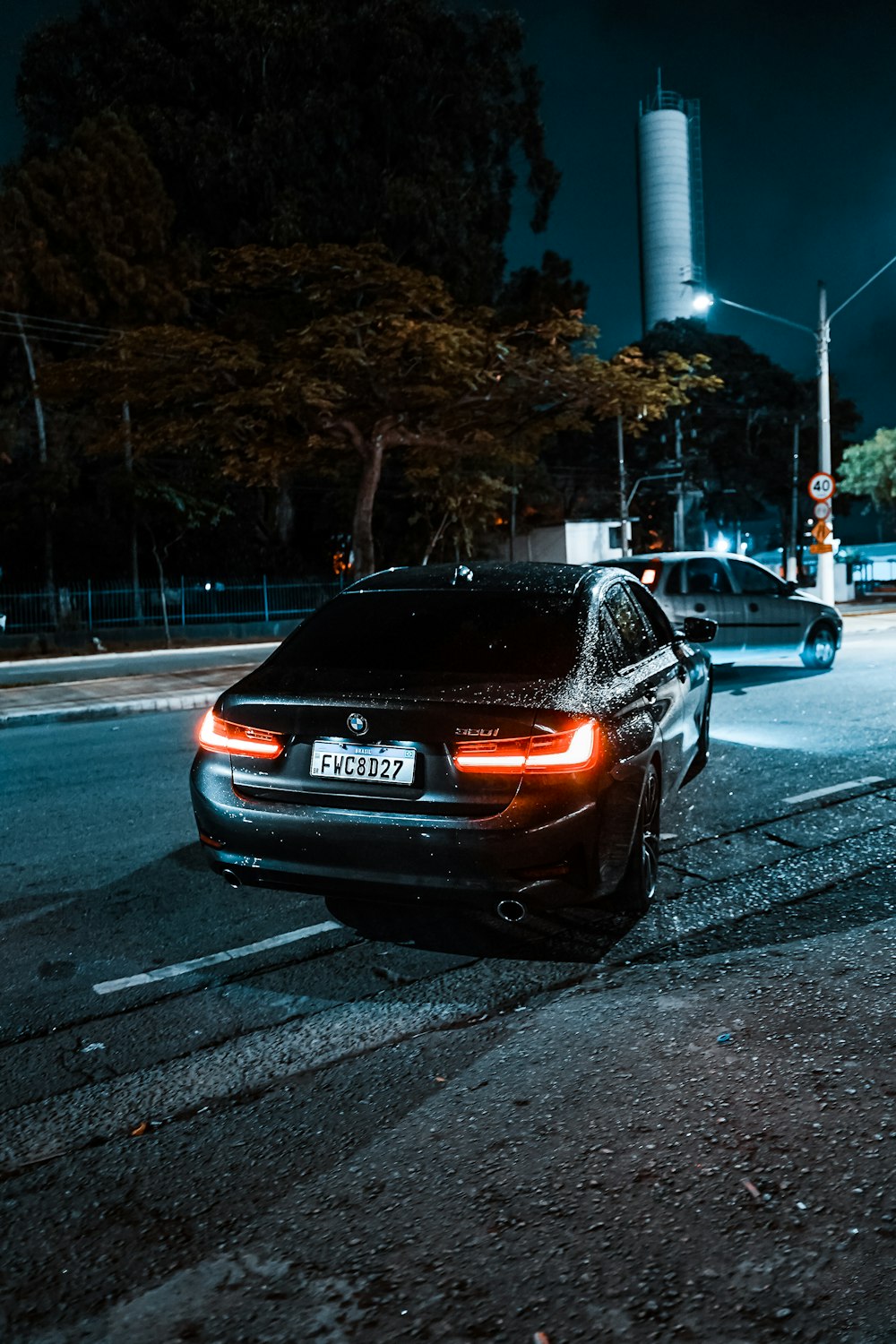 a car on the road