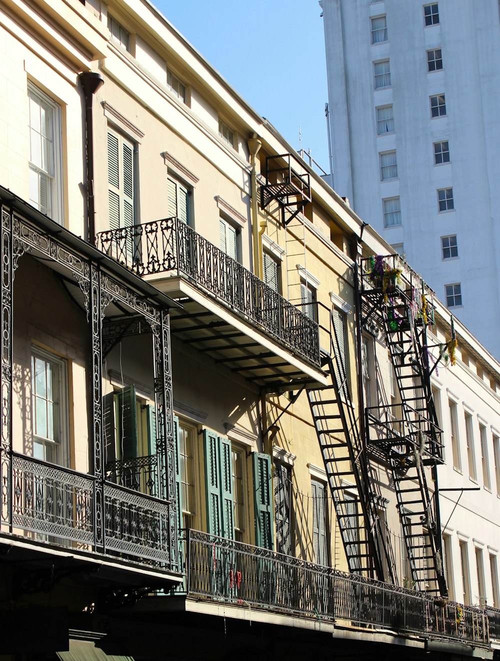 a building with balconies and windows