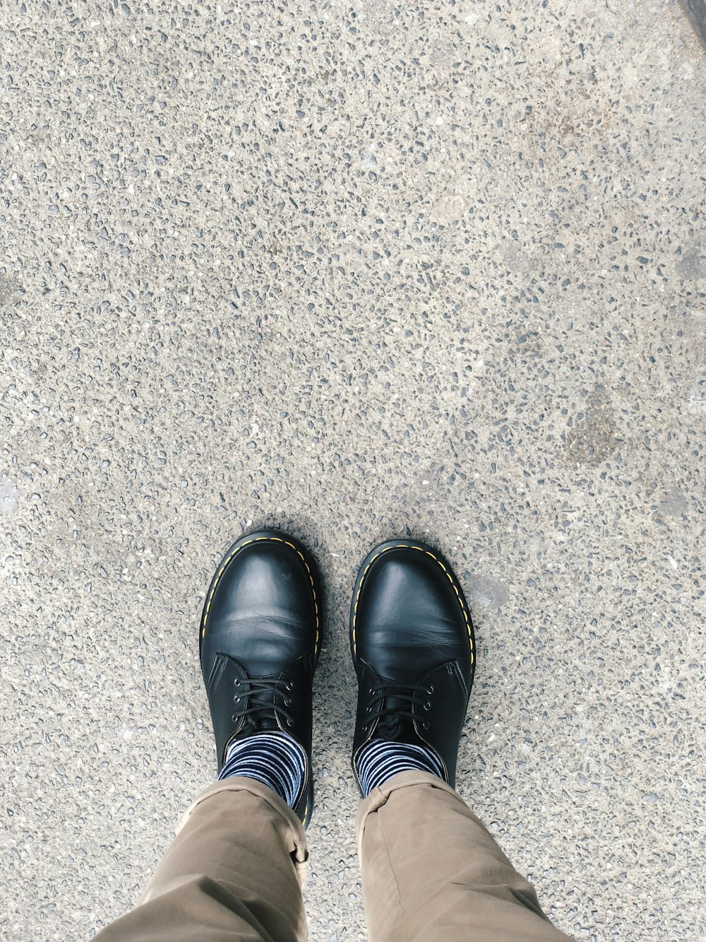 a person's feet on a carpet