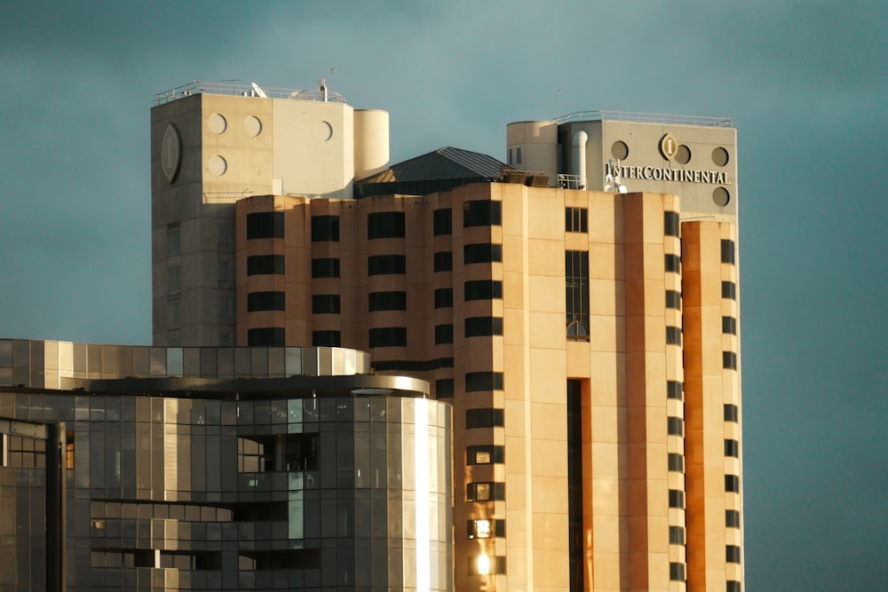 a large building with a clock on it