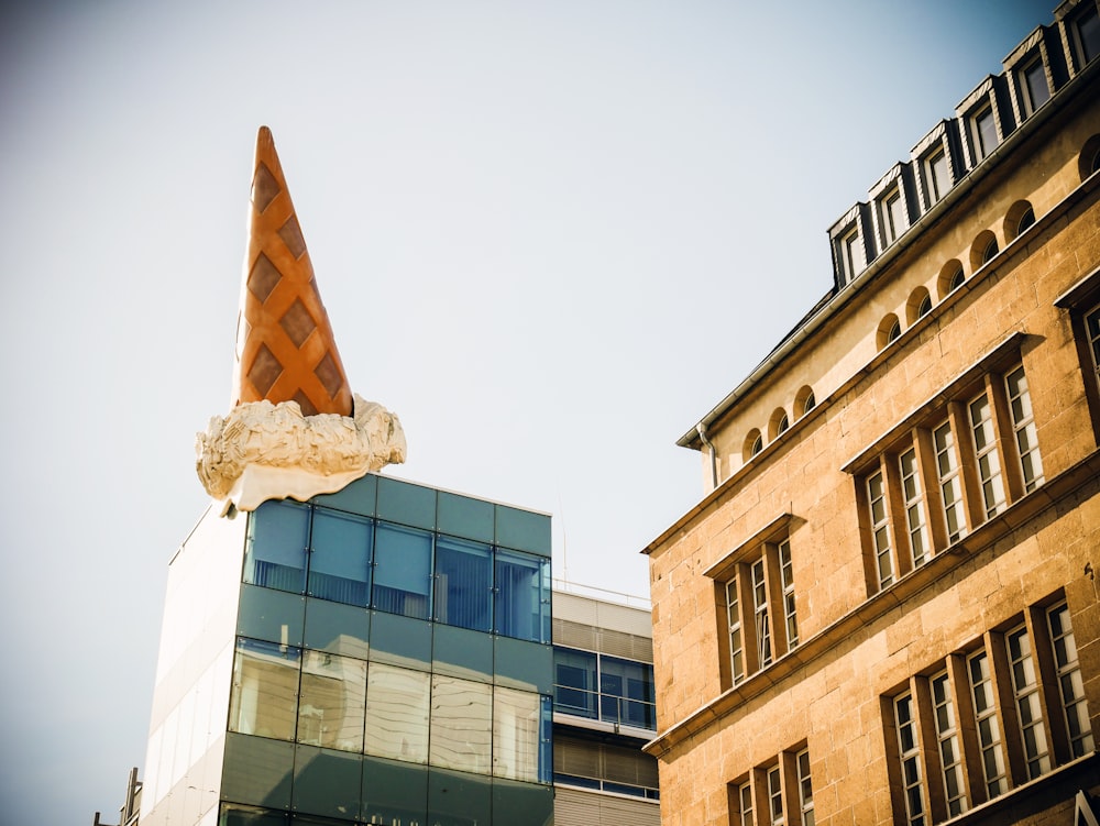 a building that has a tower on top of it