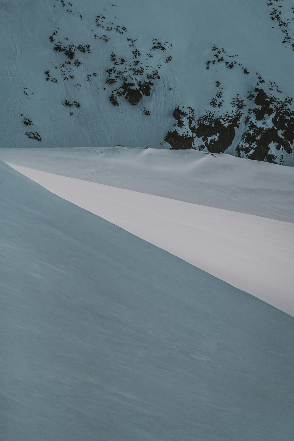 a snow covered hill