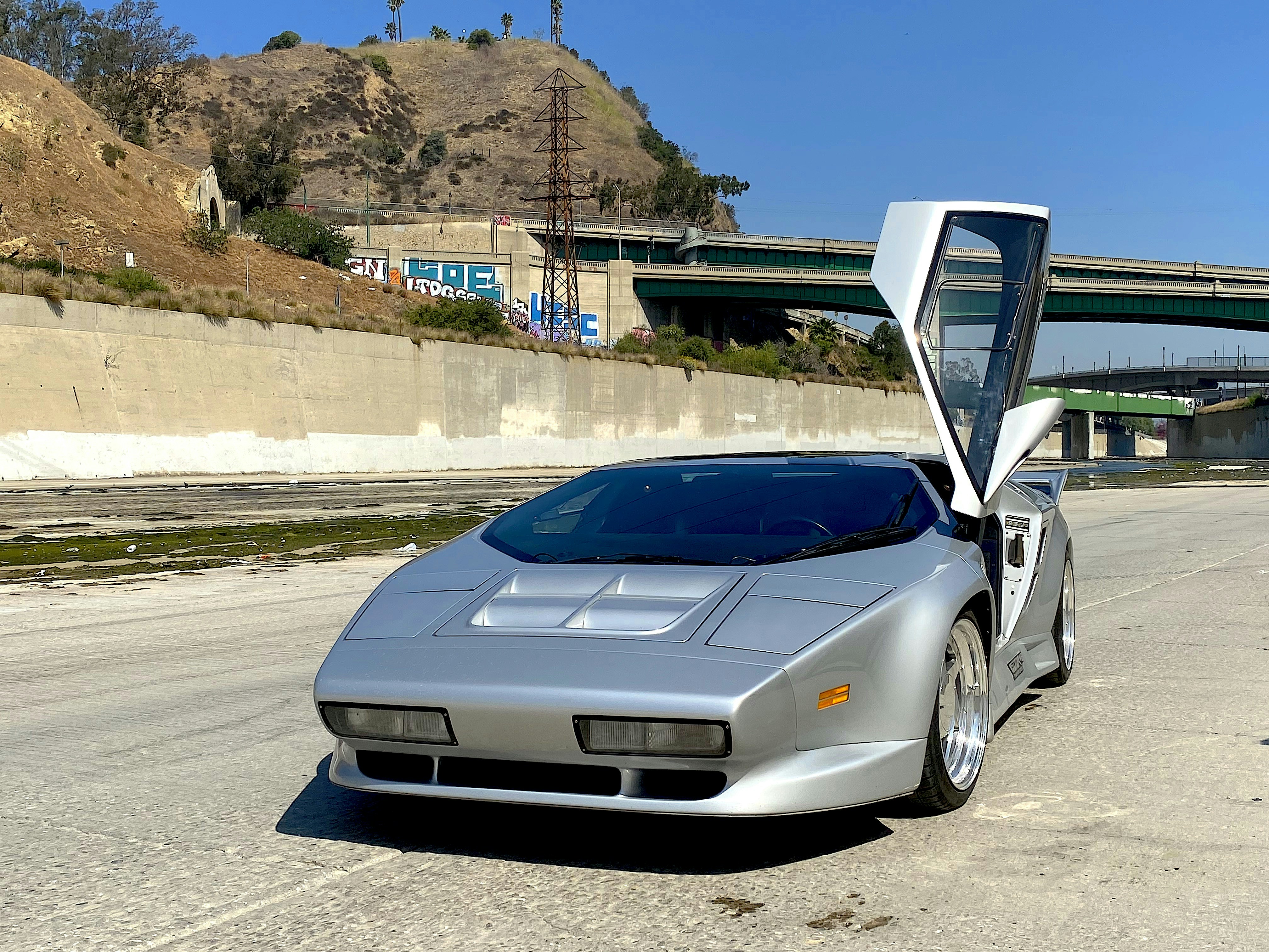 a car with its doors open