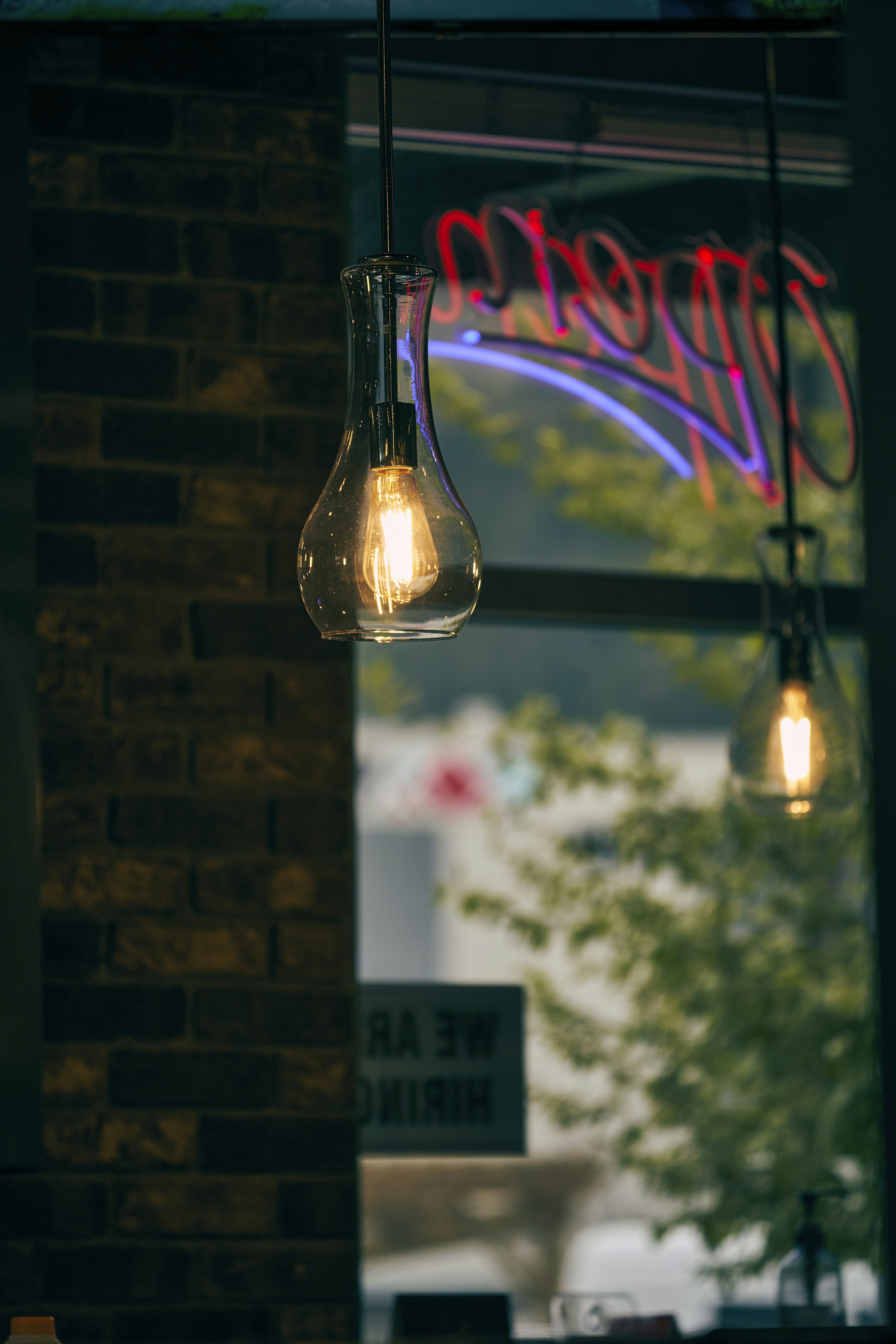 a light from a string