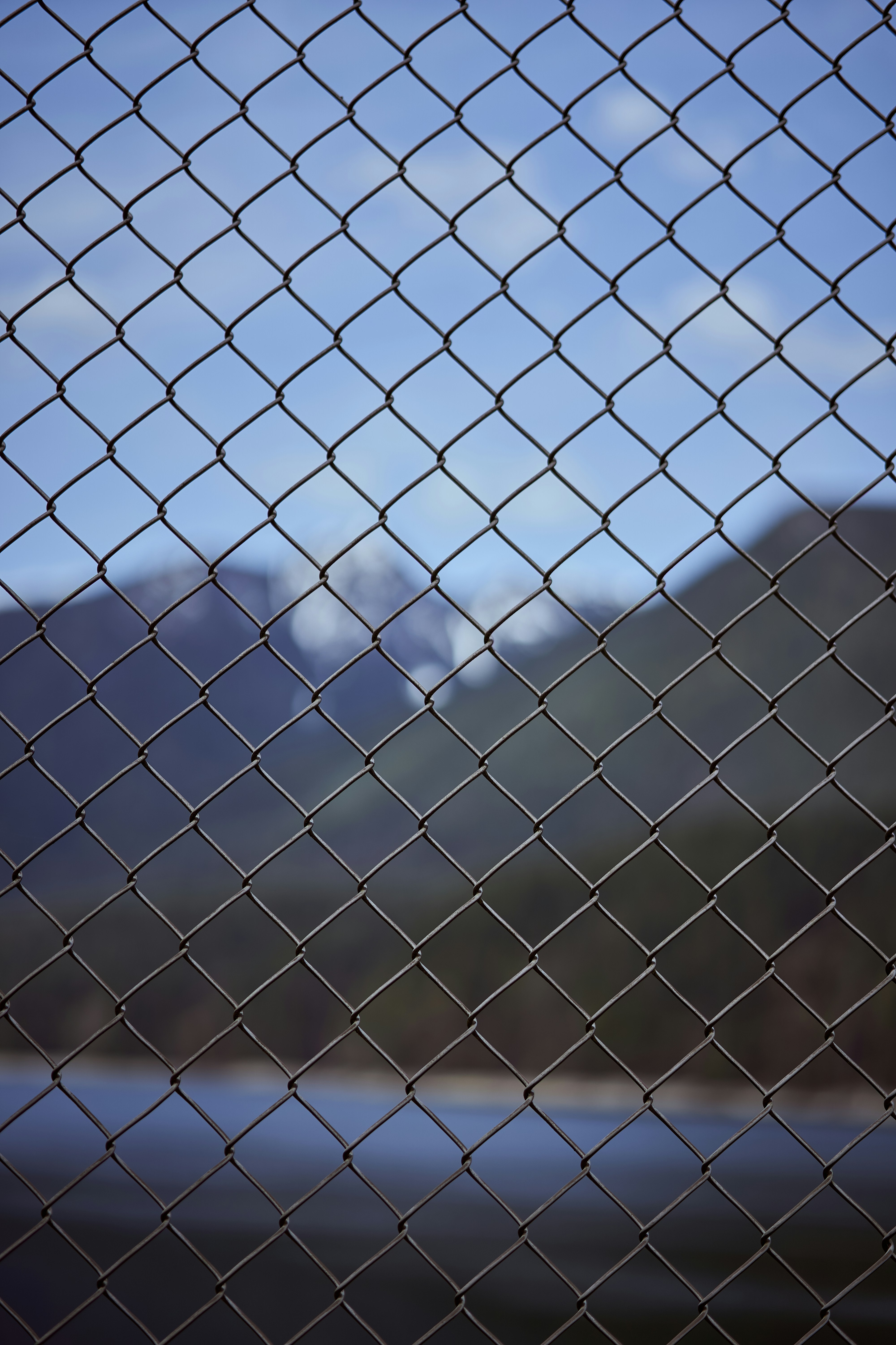 a fence with a wire fence