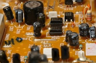 a group of black and silver electronic devices