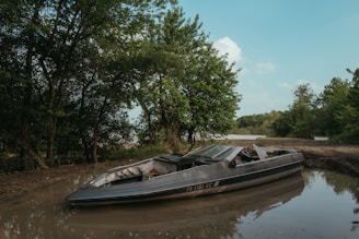 a boat on the water