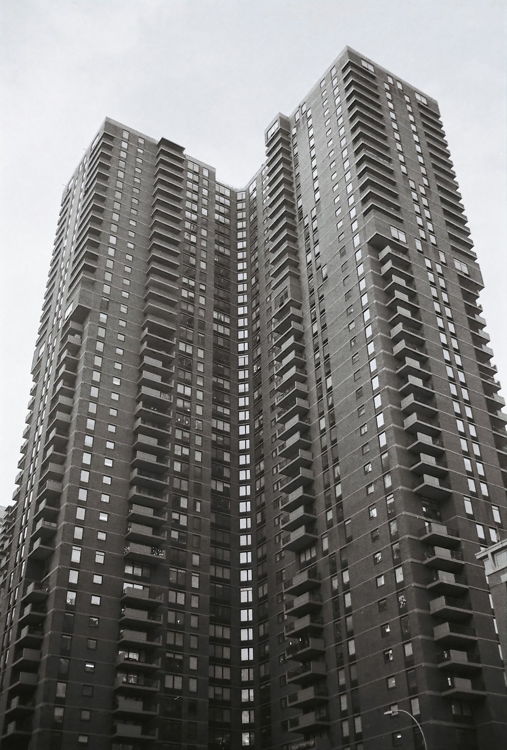 a tall building with many windows