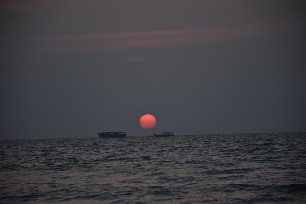 a boat in the water