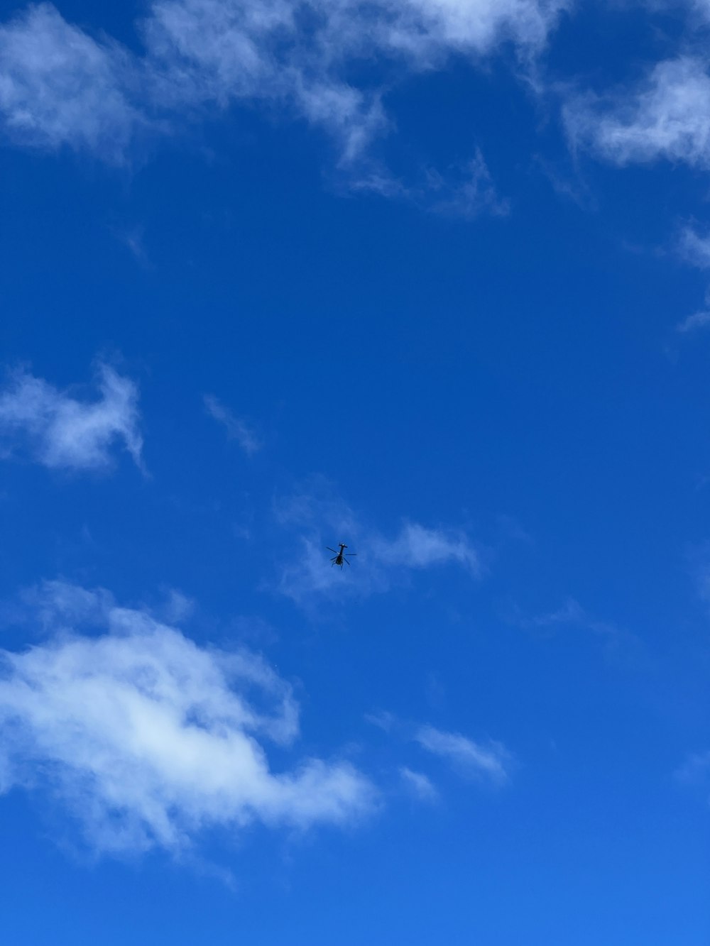 a plane flying in the sky