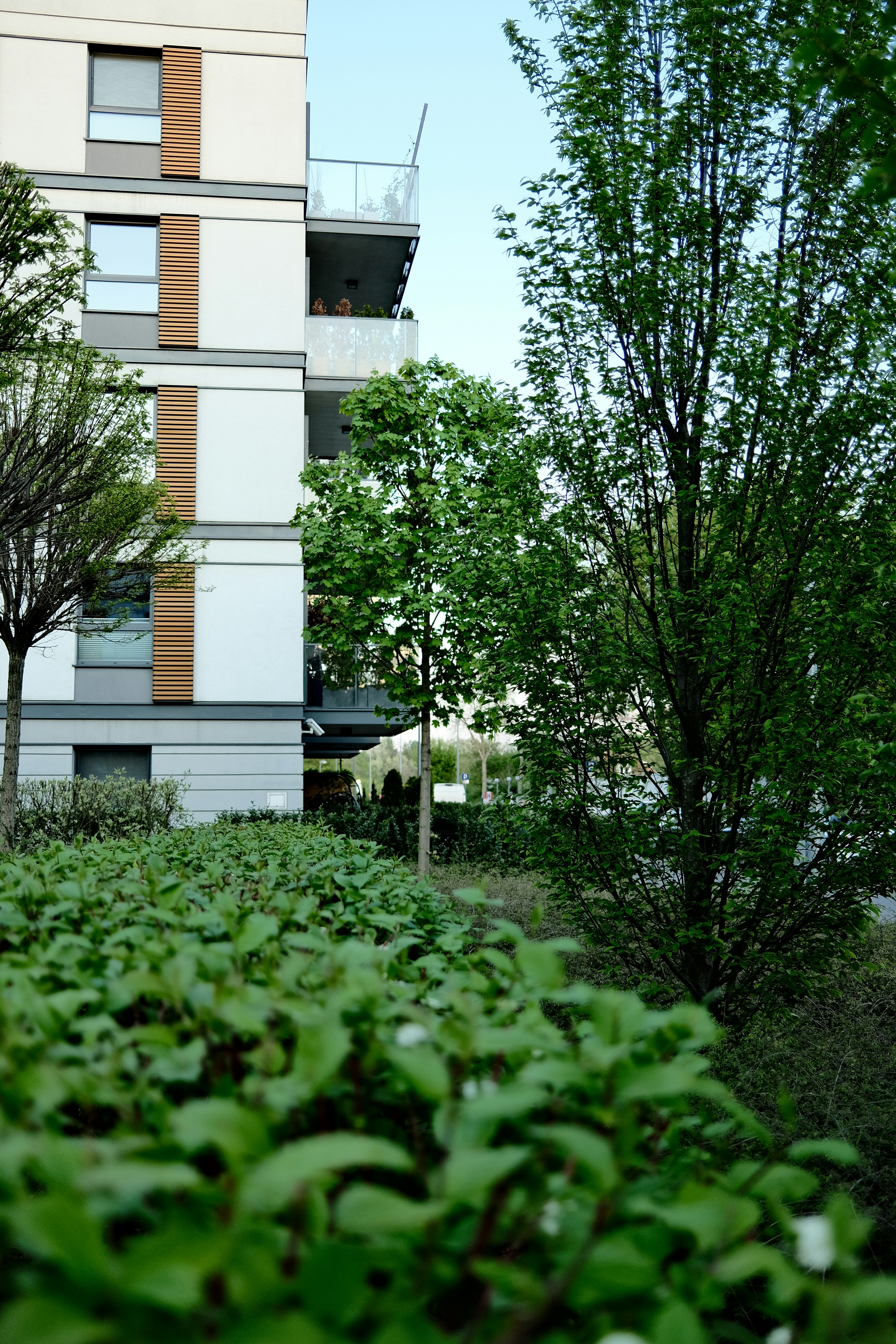 Image showing a modern ADU exterior with landscaping, suggesting high curb appeal and rental potential