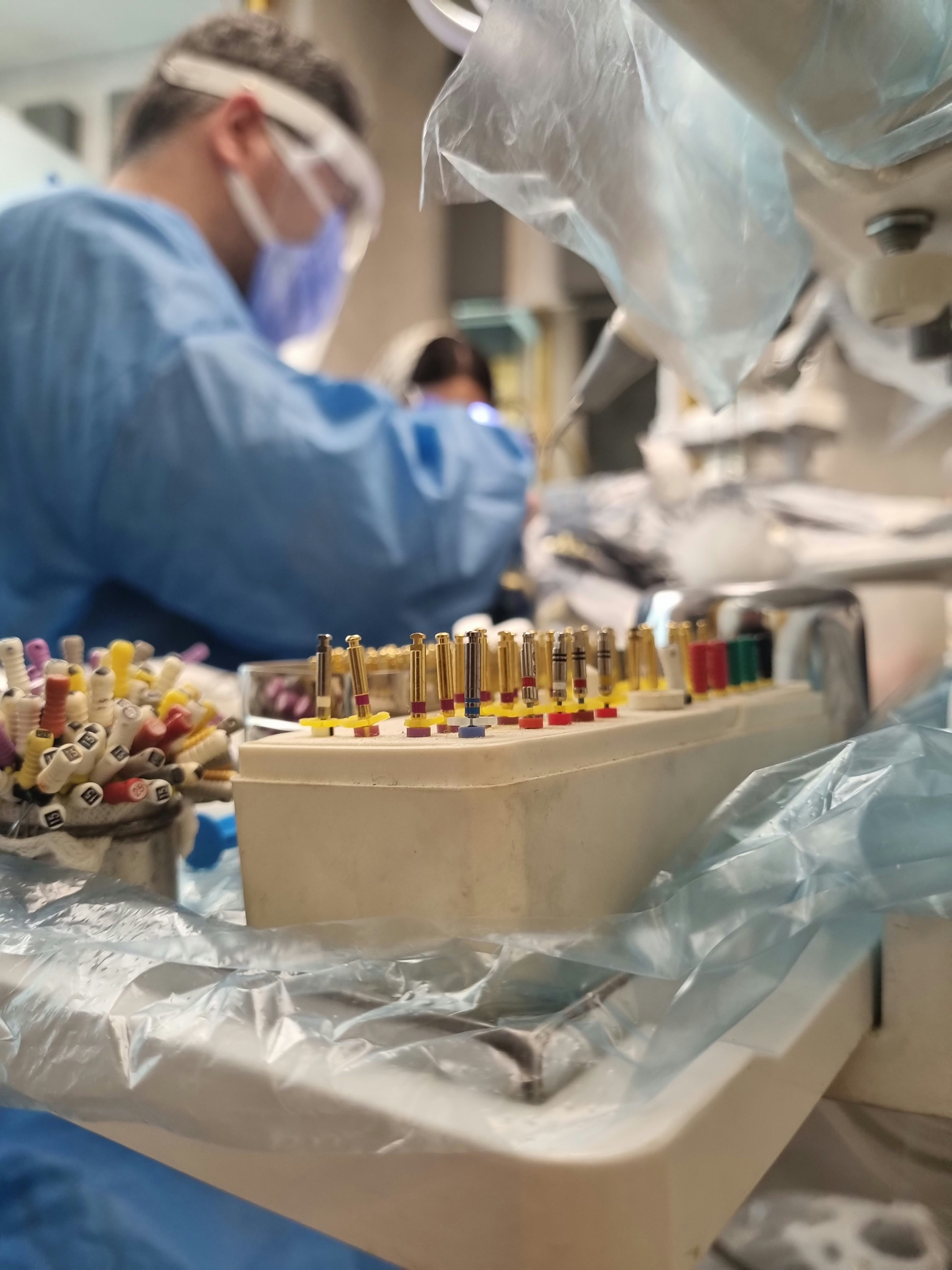 a person wearing a mask