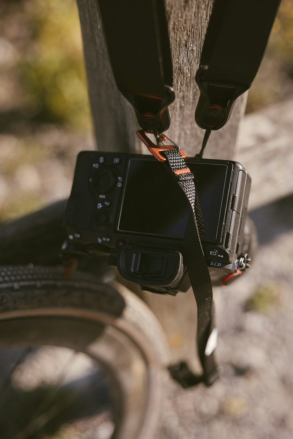 a black and white camera