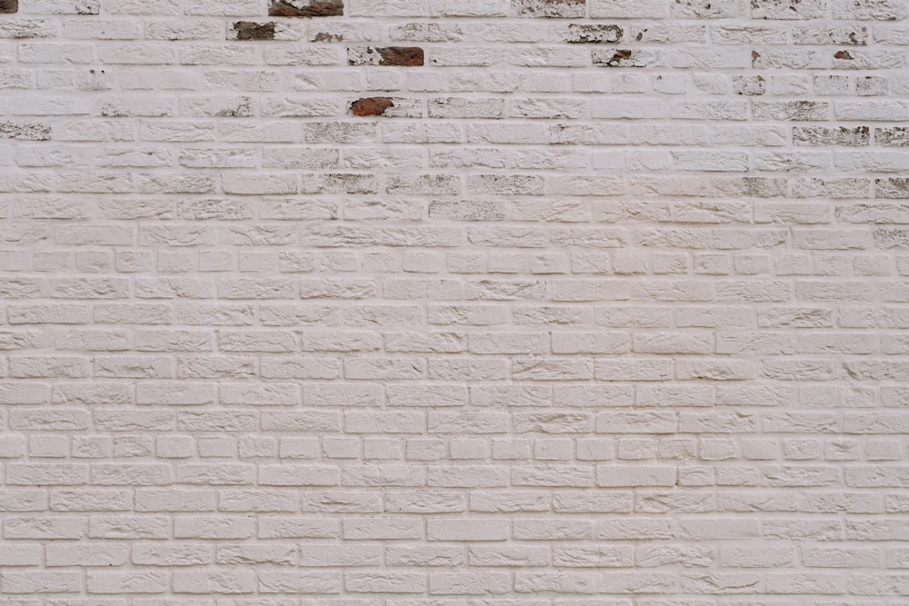 a white brick wall