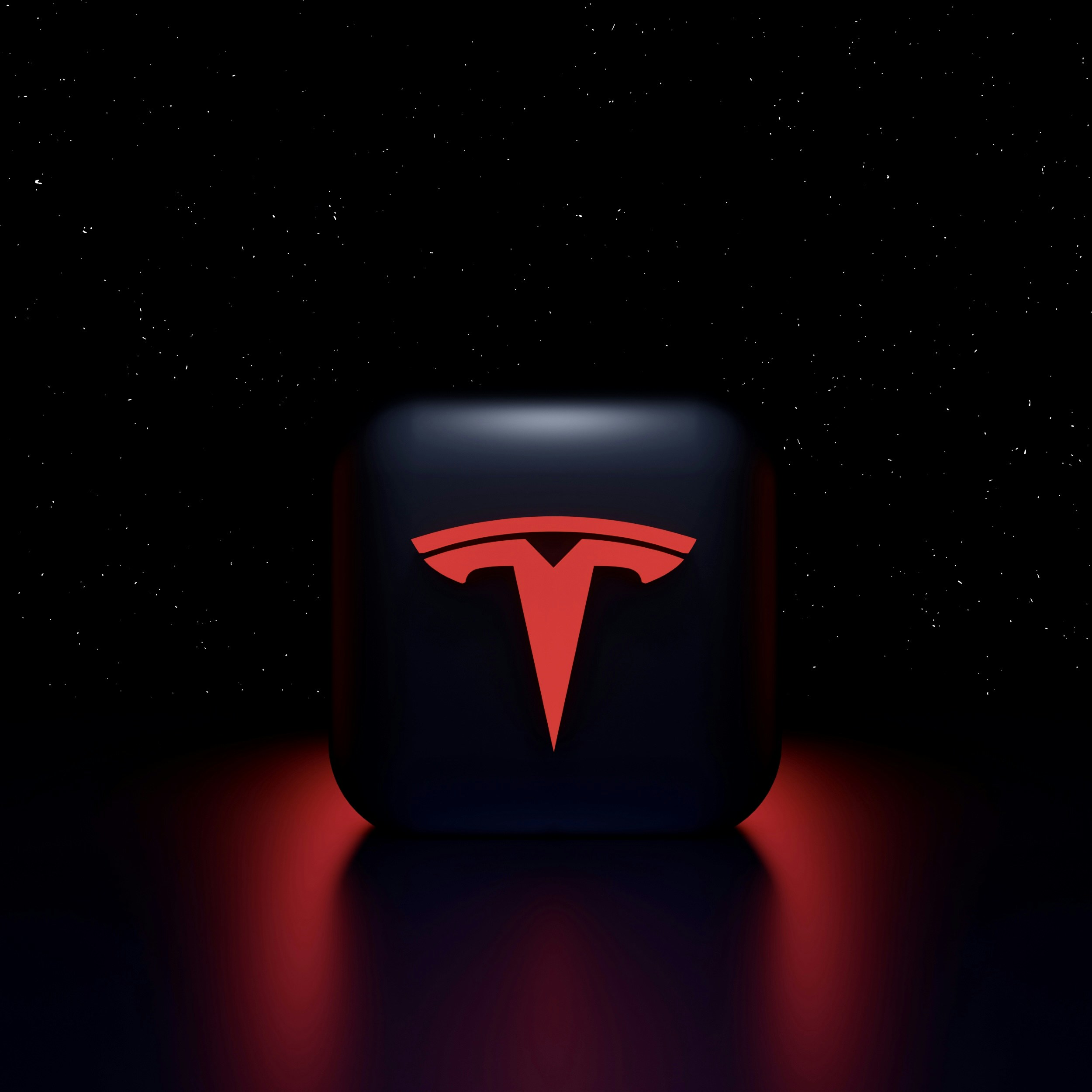 a red and blue container