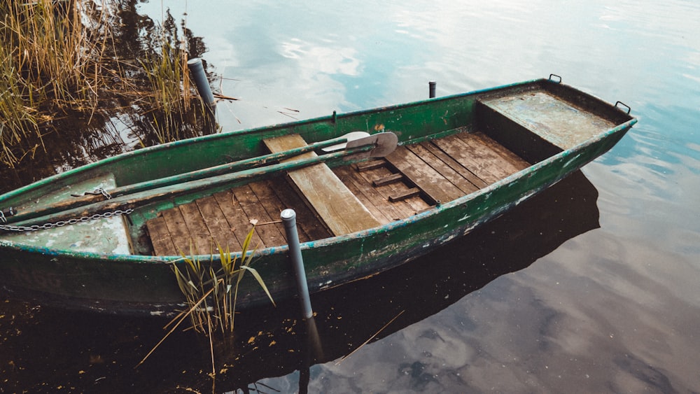 a boat on the water