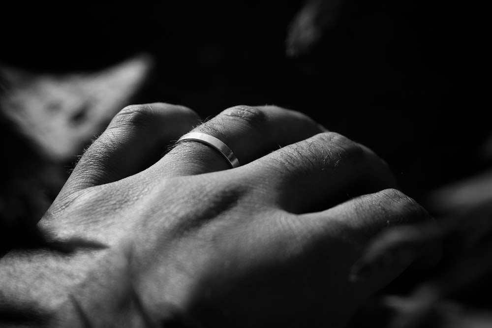 a close-up of a hand