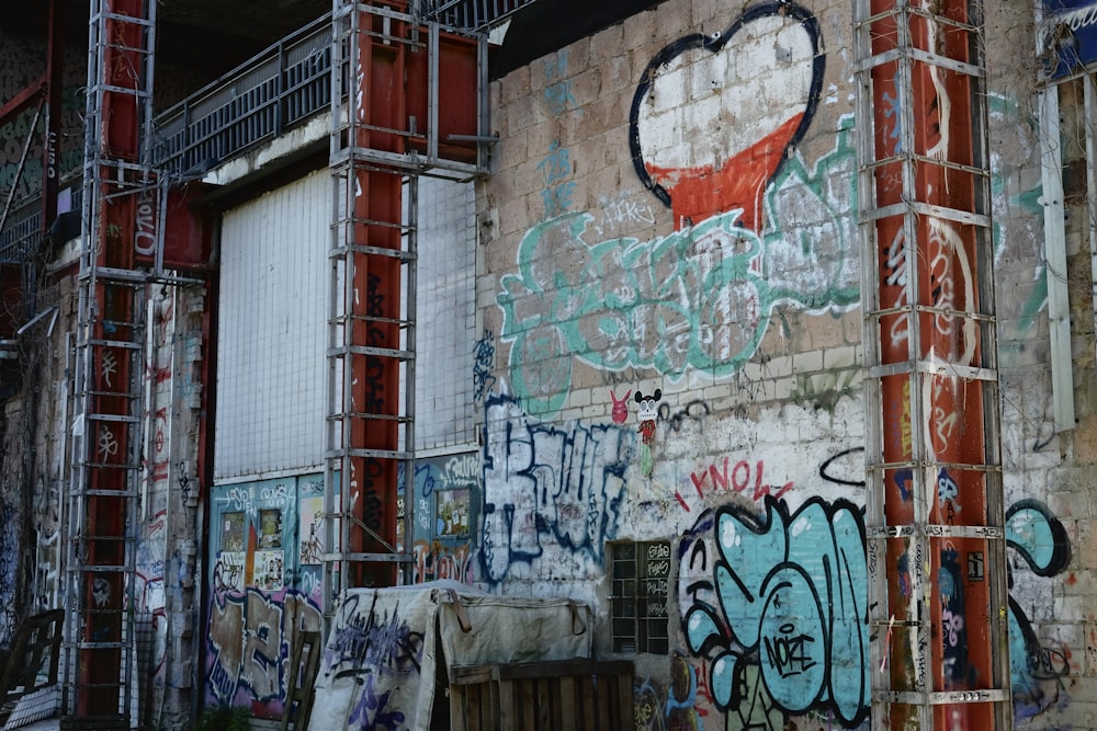 graffiti on a building