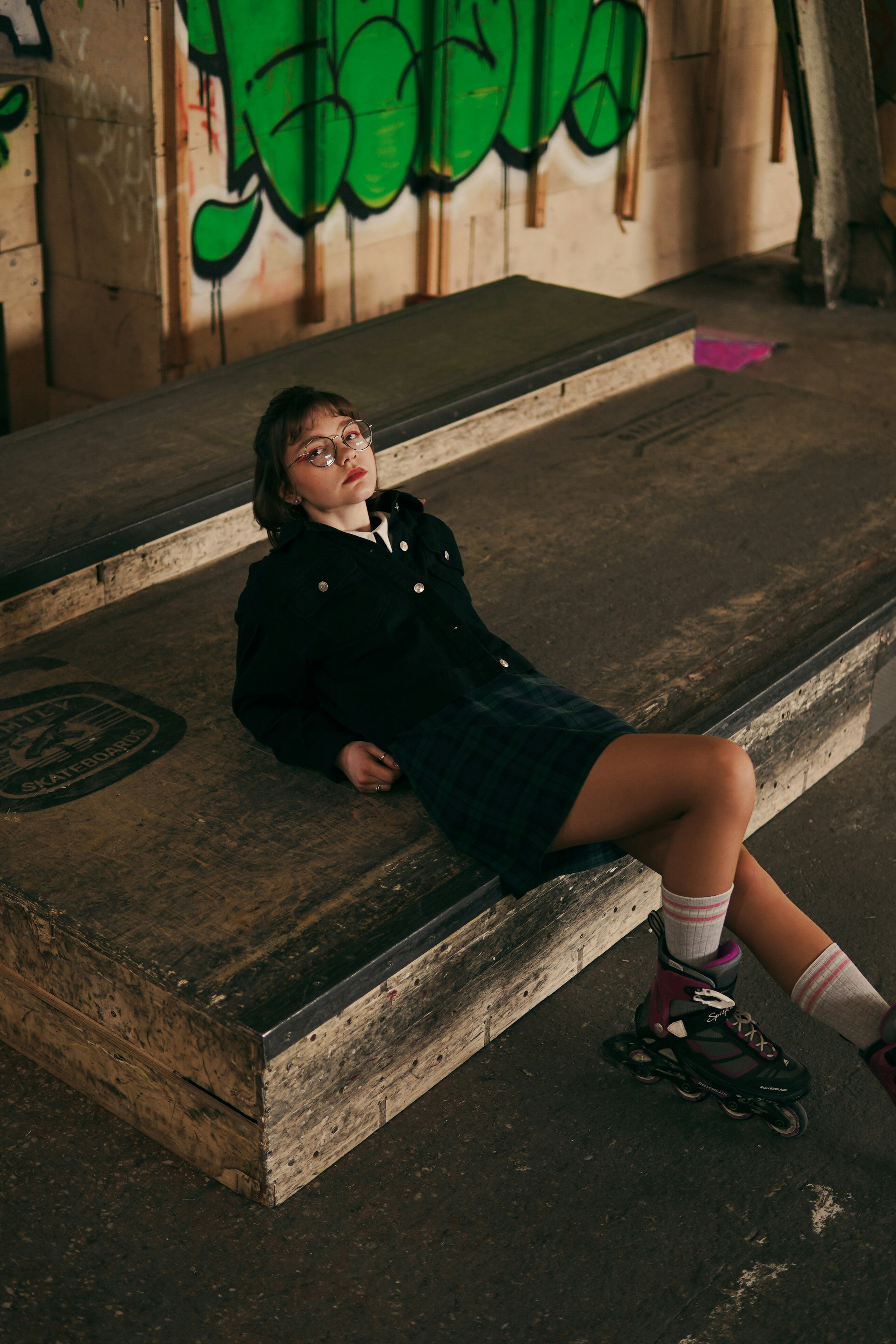 a person sitting on a bench