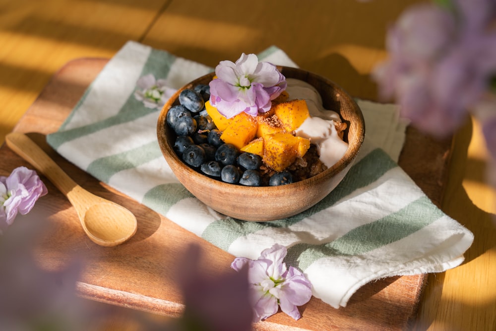 a bowl of fruit