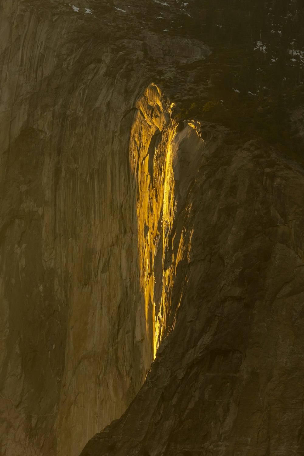 a large rock formation