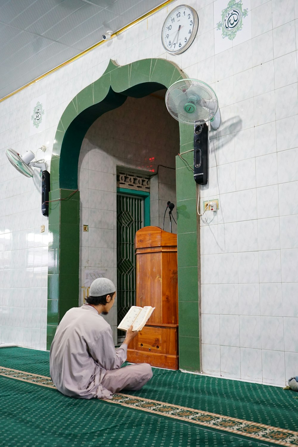 a person reading a book