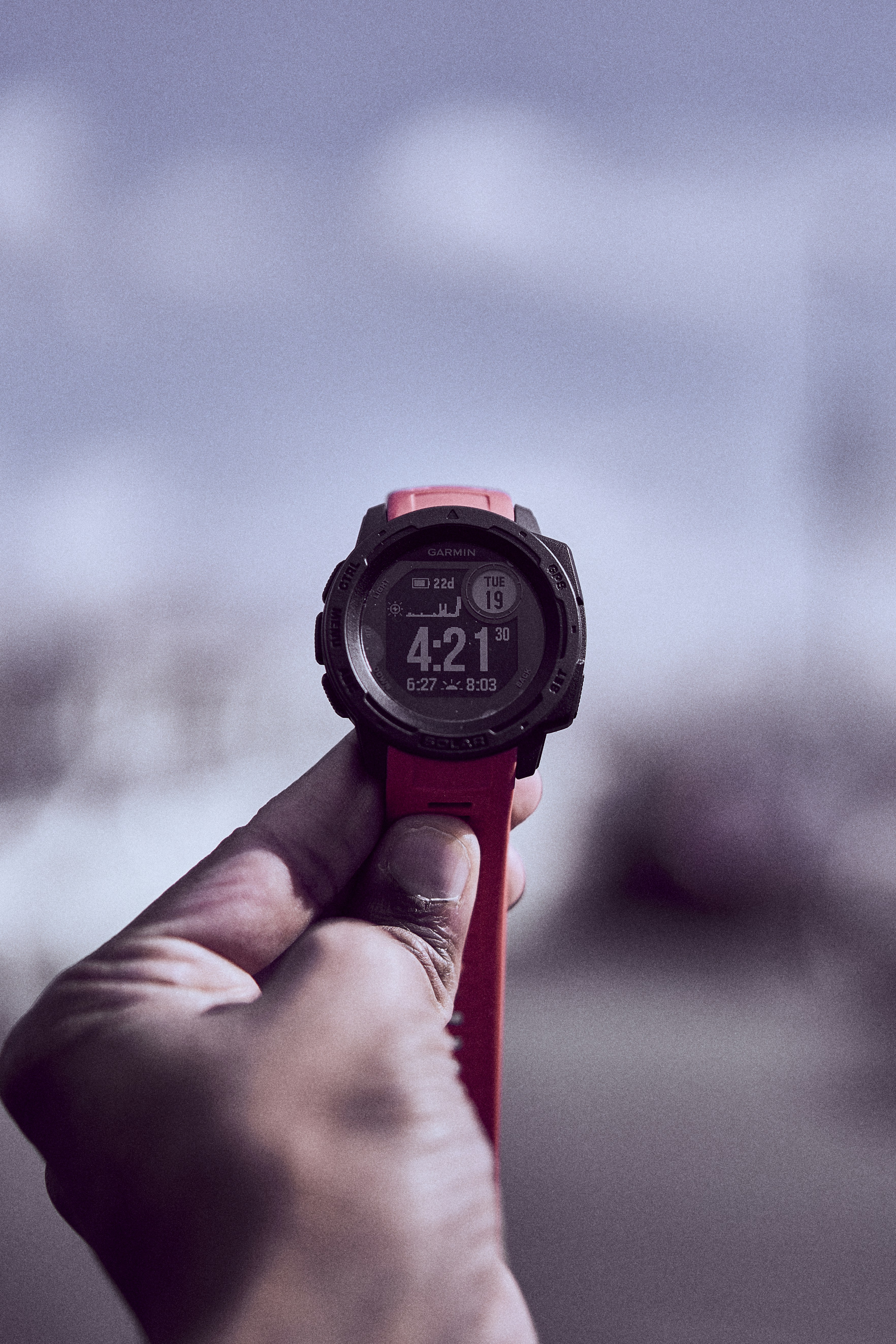 a person holding a watch