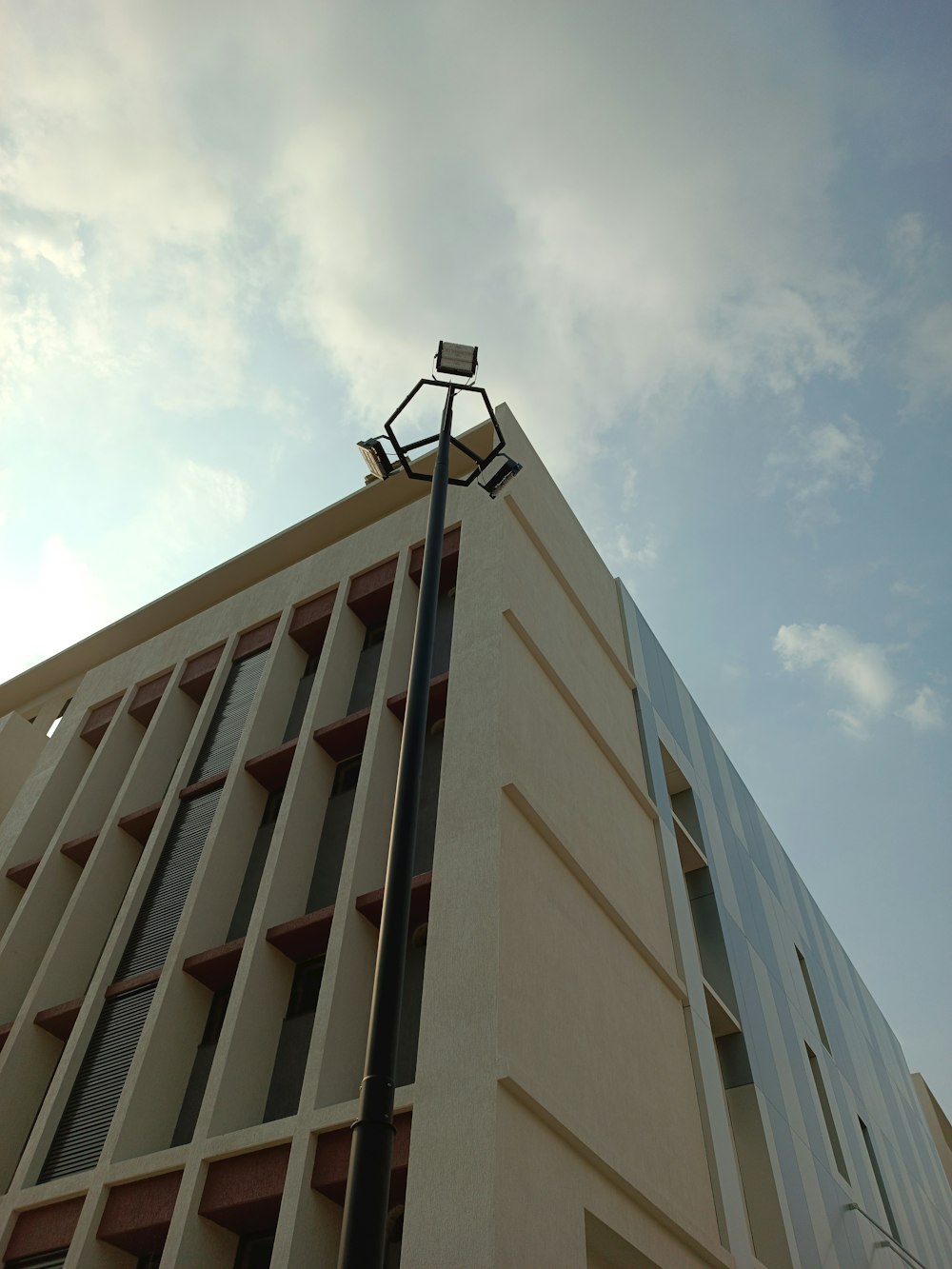 a building with a ladder